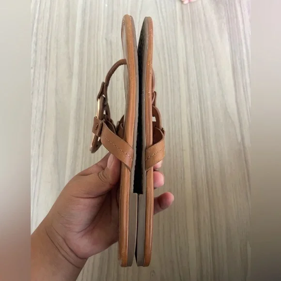 Tory Burch Tan Leather Sandals - Picture 7 of 12